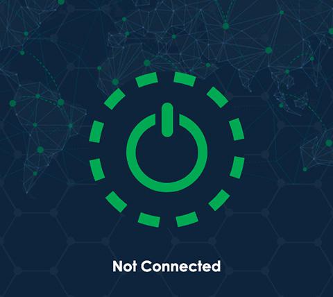 Qingfeng China VPN connect step 1, tap on button to connect to VPN